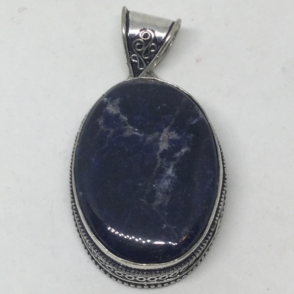 Sodalite Silver Pendant - SOLD - Picture 1 of 1